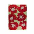 Mat The Basics Poppy Orange Rectangle Area Rug- 8 Ft. 3 In. X 11 Ft. 6 In. MTBPOPORA083116